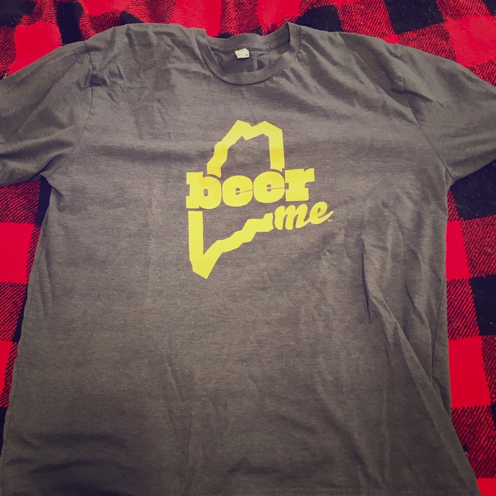 Maine beer me shirt